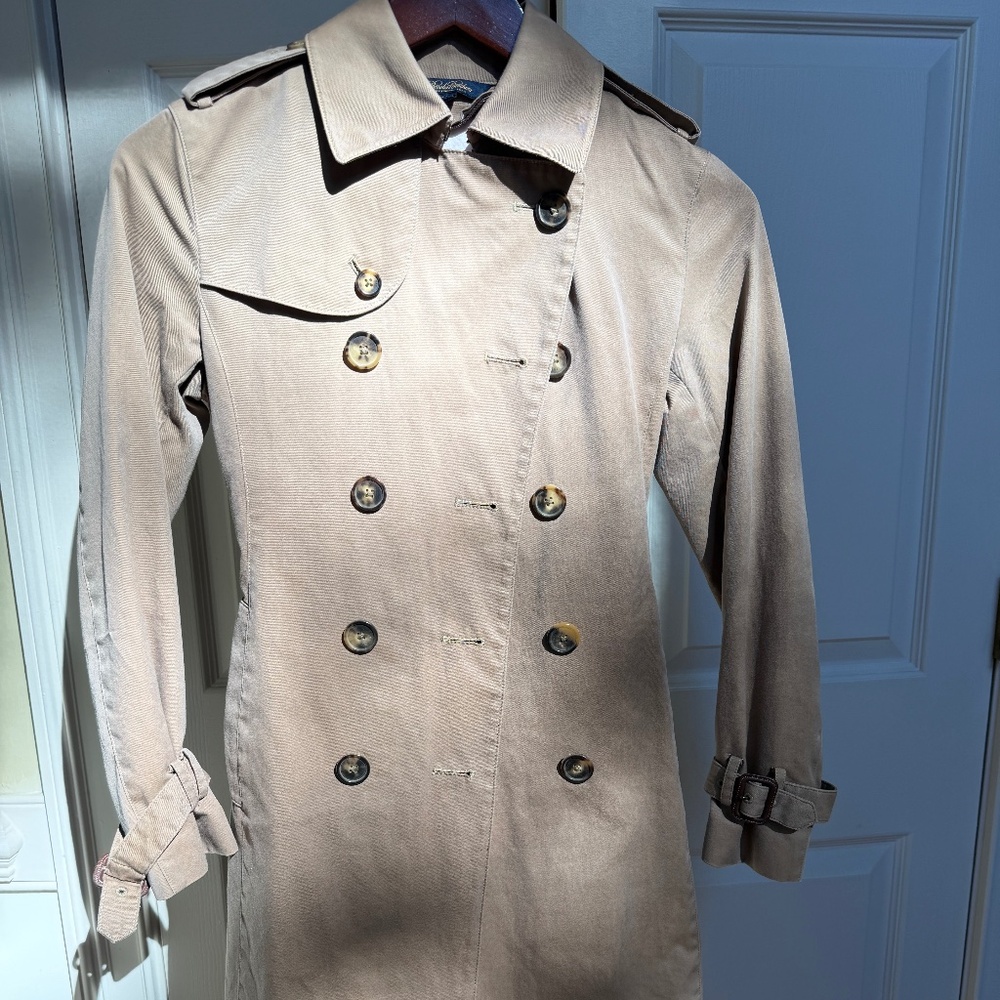 Brooks Brothers Corduroy Classic Trench Coat | Size 0